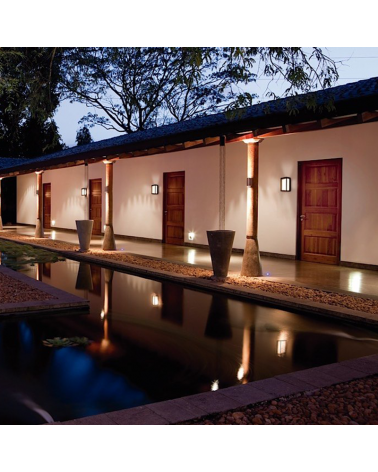 LED Outdoor wall lamp 23.8cm 9W aluminum and polycarbonate IP65