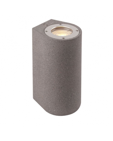 Aplique pared de exterior 18cm 2 luces GU10 de cemento IP65