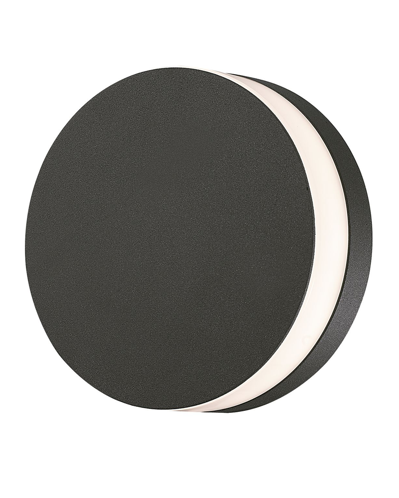 Aplique de exterior LED redondo 15,5cm de aluminio 10W 4000K IP54