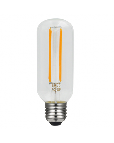 LED vintage Tubular Bulb 45 mm. Dimmable LED filaments E27 4W 2200K 330 Lm.