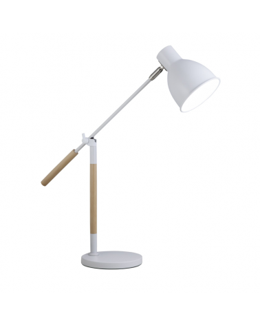 Table lamp Nordic style acrylic and wood E27 60W