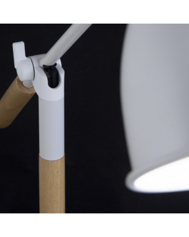 Table lamp Nordic style acrylic and wood E27 60W