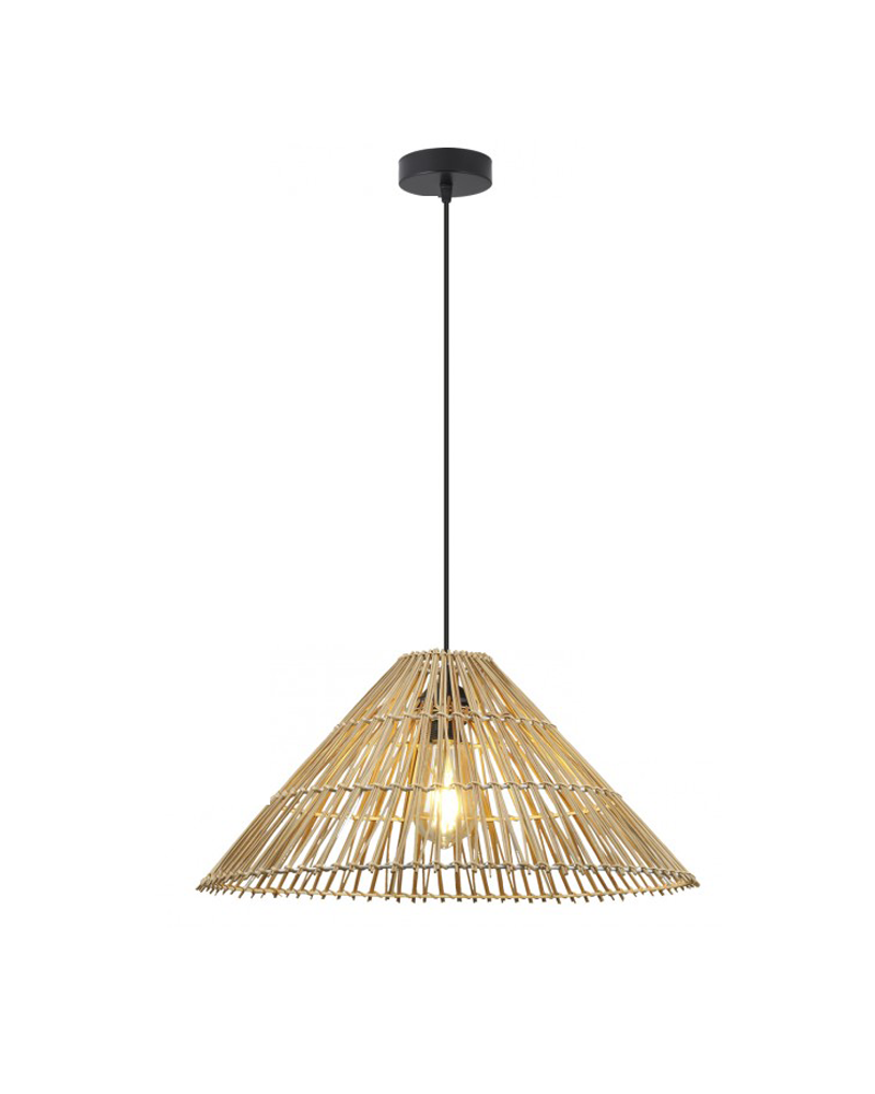 Ceiling lamp 51cm metal and rope E27 60W