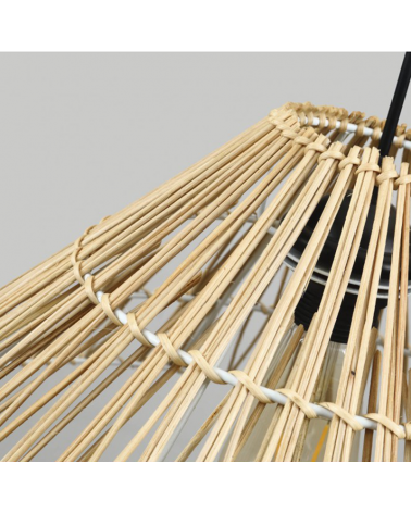 Ceiling lamp 51cm metal and rope E27 60W