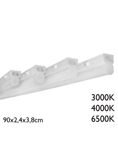 LED luminaire 14W 90cm connectable with ON/OFF switch