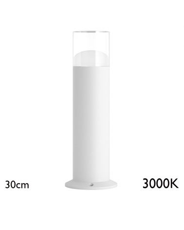 Outdoor beacon 30cm in aluminum and methacrylate IP65 LED 12W 3000K