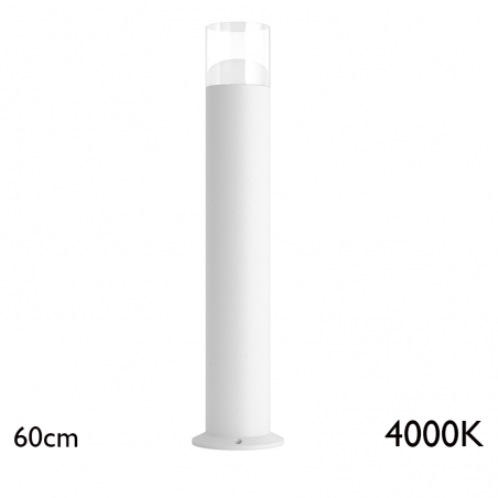 Outdoor beacon 60cm in aluminum and methacrylate IP65 LED 12W 4000K