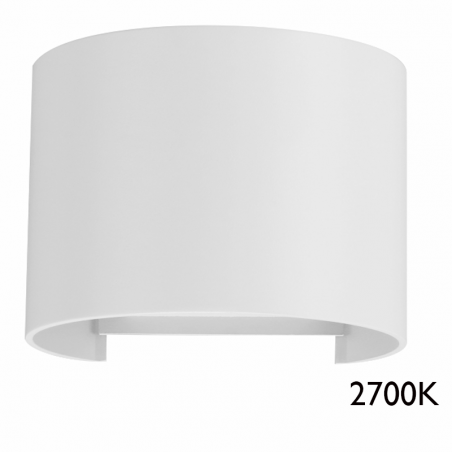 Wall lamp for exterior 10cm Upper and lower light LED 6.8W Aluminum 2700K