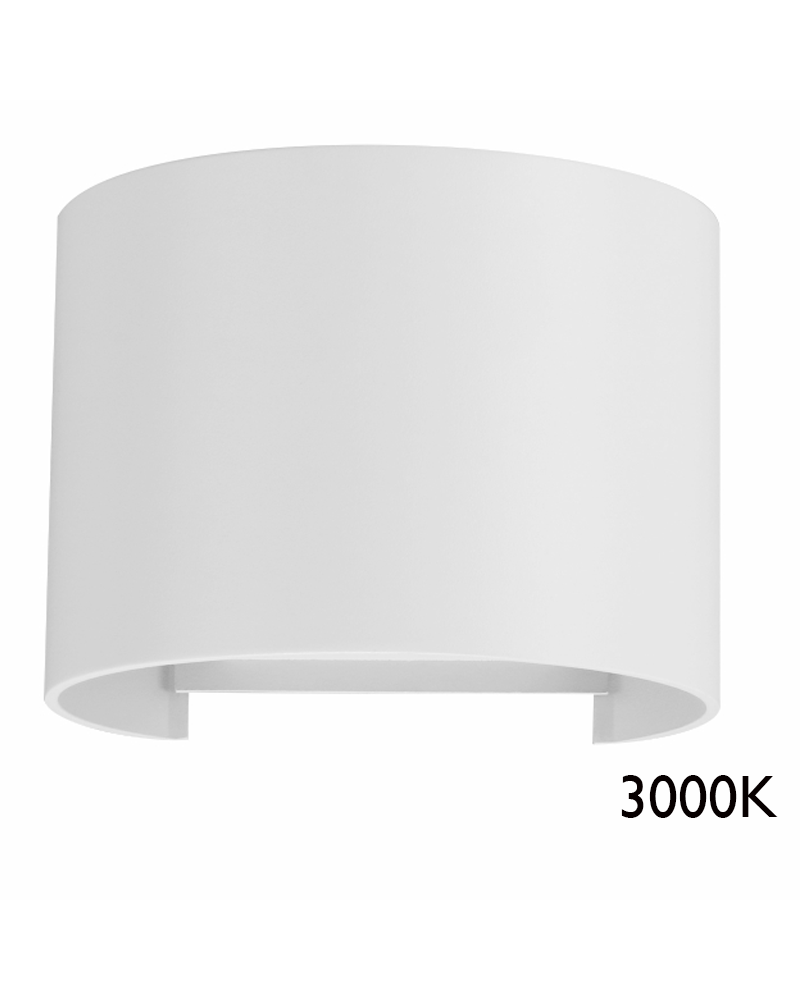 Wall lamp for exterior 10cm Upper and lower light LED 6.8W Aluminum 3000K