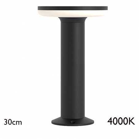 Outdoor beacon 30cm in aluminum and polycarbonate IP65 LED 12W 4000K