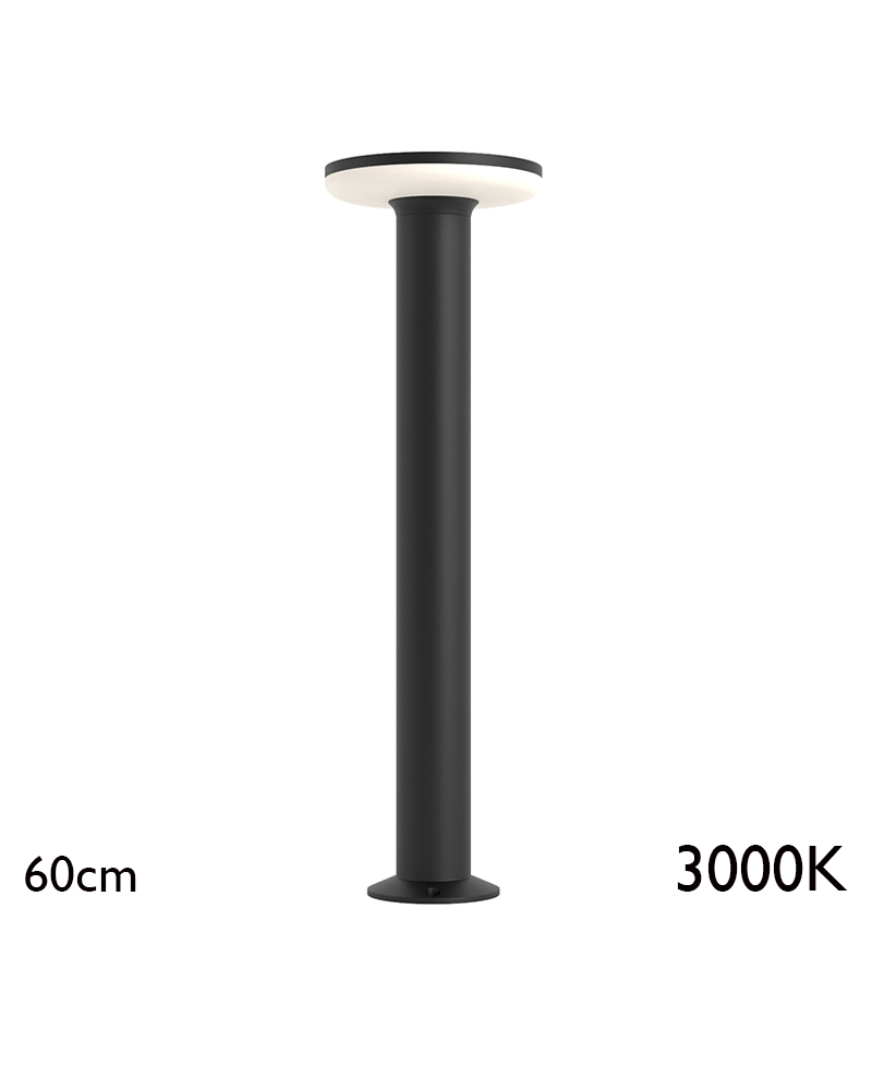 Outdoor beacon 60cm in aluminum and polycarbonate IP65 LED 12W 3000K