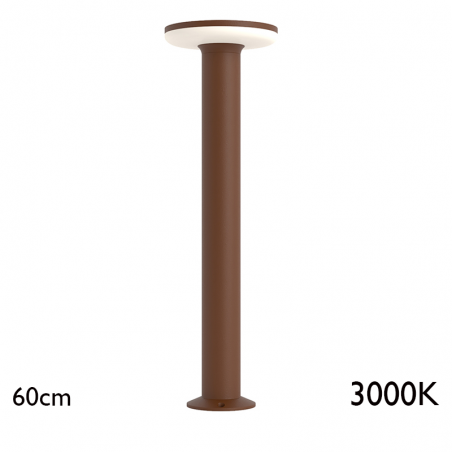 Outdoor beacon 60cm in aluminum and polycarbonate IP65 LED 12W 3000K