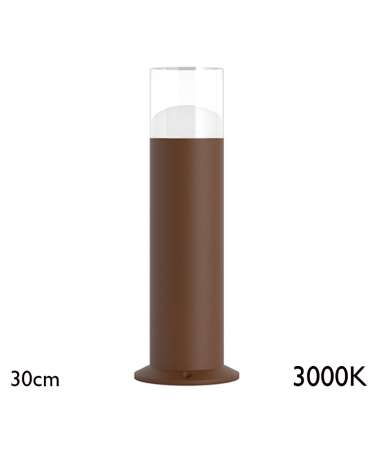 Outdoor beacon 30cm in aluminum and methacrylate IP65 LED 12W 3000K