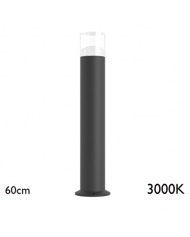 Outdoor beacon 60cm in aluminum and methacrylate IP65 LED 12W 3000K