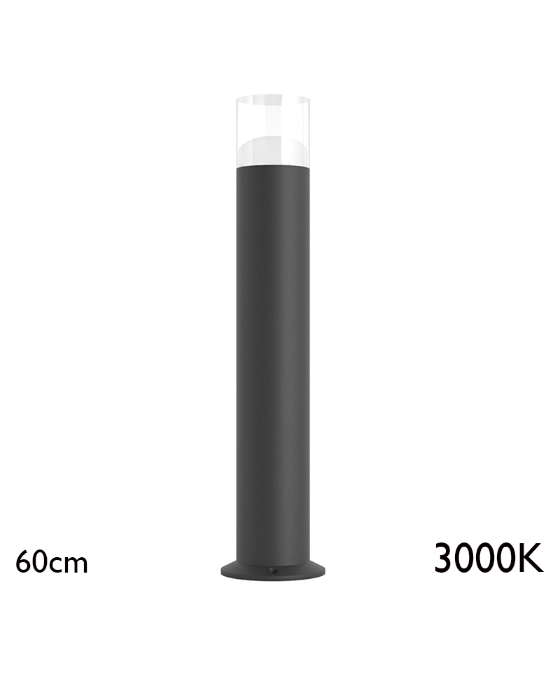 Outdoor beacon 60cm in aluminum and methacrylate IP65 LED 12W 3000K