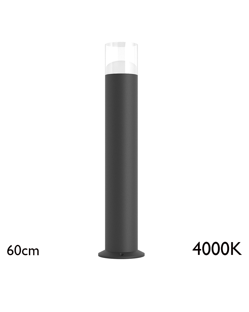 Outdoor beacon 60cm in aluminum and methacrylate IP65 LED 12W 4000K
