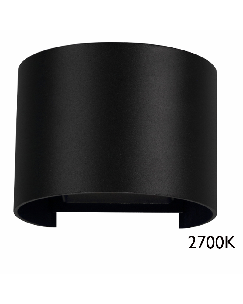 Wall lamp for exterior 10cm Upper and lower light LED 6.8W Aluminum 2700K