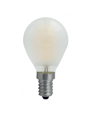LED vintage golf ball bulb 45 mm. Matte LED filaments Dimmable E14 4W 2700K 450 Lm.