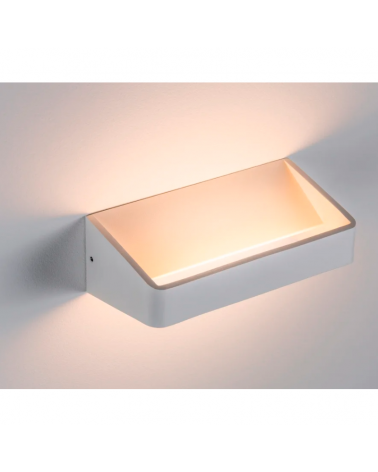 Aplique de pared blanco de interior aluminio LED 5,5W 2700K 560lm 230V