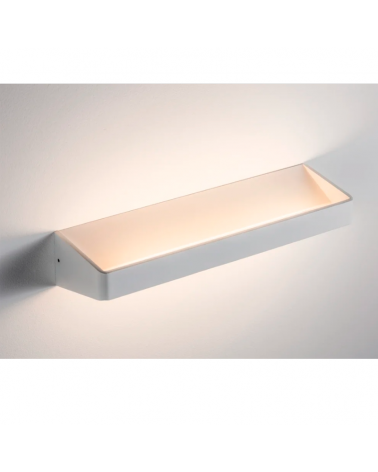 Aplique de pared blanco 40 cm de interior aluminio LED 10,5W  2700K 1140lm  230V