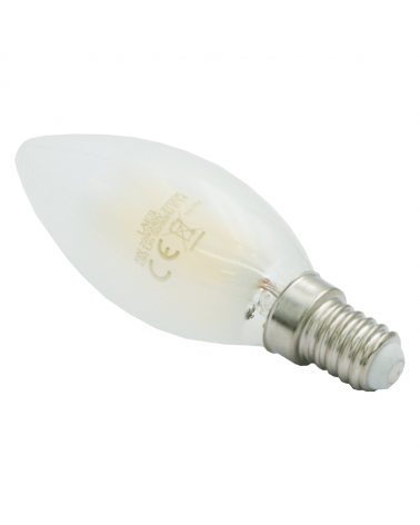 LED vintage Candle Bulb 35mm. Matte LED filaments 4W E14 2700K 450 Lm.