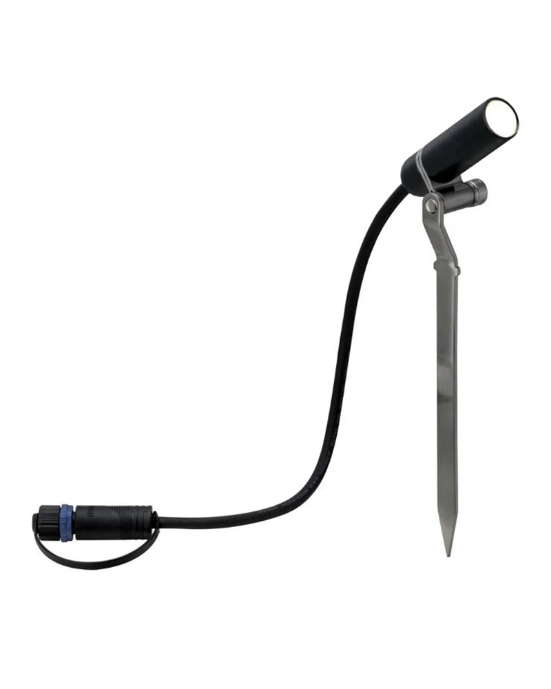 Aluminum garden spike IP65 LED 1.4W 45° 3000K 24V