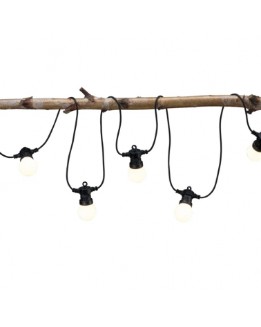 LED string lights 7x0.2W 6.8 meters warm light suitable for outdoor use IP44 24V