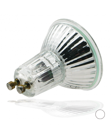 LED Spotlight bulb 50 mm. Color White LED 1-2W GU10 38º 6400K