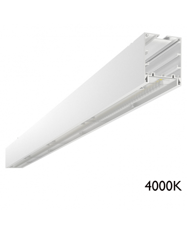Lámpara de techo aluminio LED 4000K On/Off