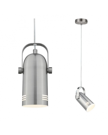 Metal ceiling lamp with rotating lampshade 10 cm E27 15W