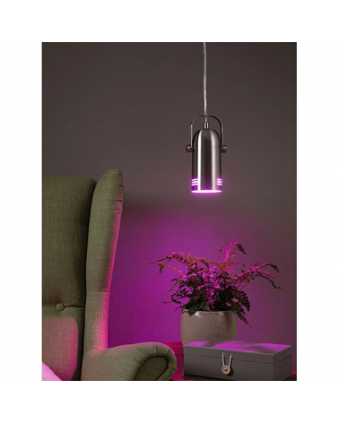 Metal ceiling lamp with rotating lampshade 10 cm E27 15W