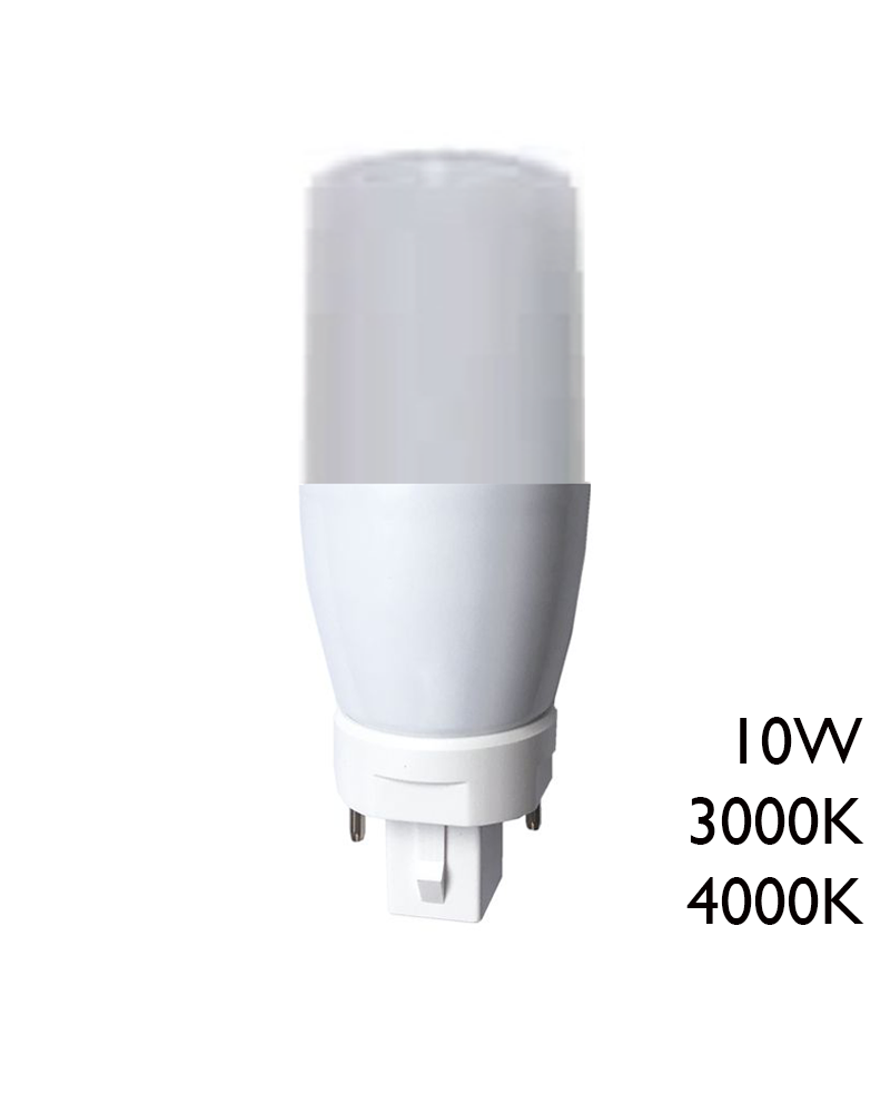 Bombilla PL LED 38mm 10W G24d-3 25.000H