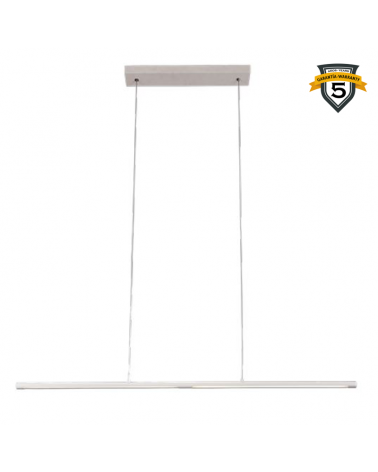 Lámpara de techo LED de aluminio 21W 110cm blanco +50.000h