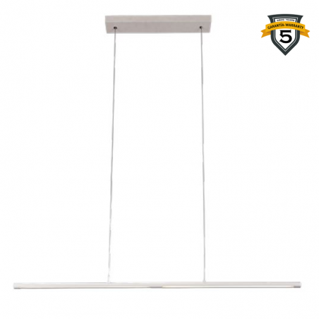 Lámpara de techo LED de aluminio 21W 110cm blanco +50.000h