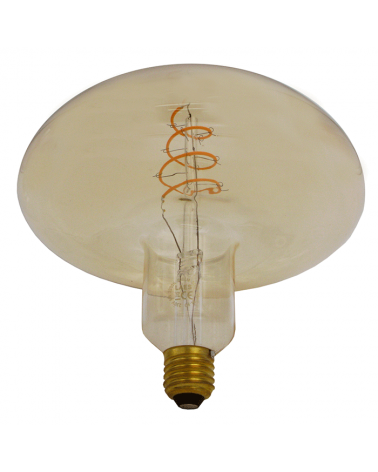 LED Amber Boletus bulb 200 mm. Dimmable LED filaments 6W E27 2200K 200 Lm.