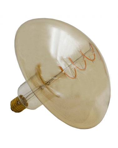 LED Amber Boletus bulb 200 mm. Dimmable LED filaments 6W E27 2200K 200 Lm.
