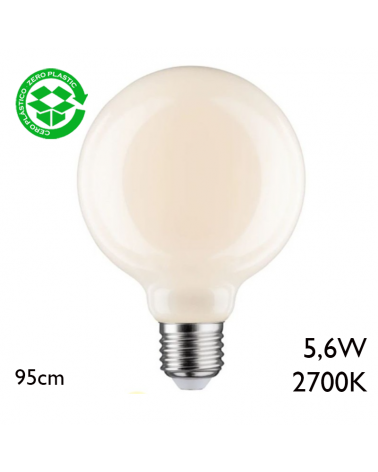 Bombilla filamento LED regulable E27 A60 5W 470lm 2700 K