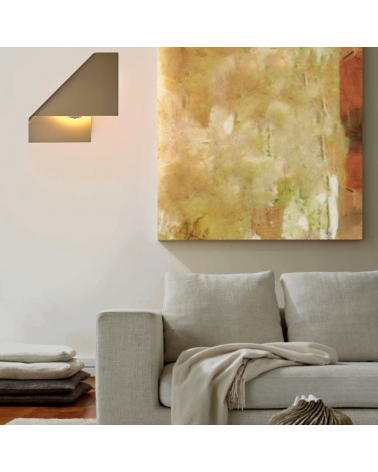 Aplique de pared 37,5cm de metal GX53