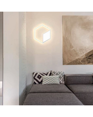 LED wall lamp 39cm hexagonal aluminum 33.5W 3000K Dimmable