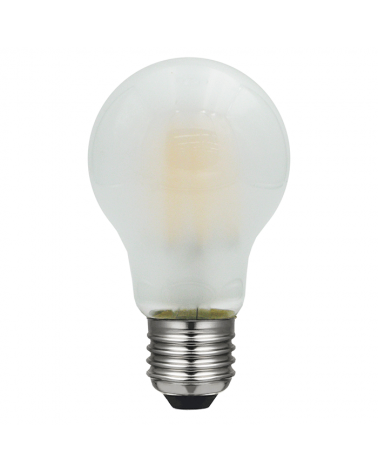LED Standard Opal bulb 60 mm. LED filaments E27 6W 2700K 600Lm.