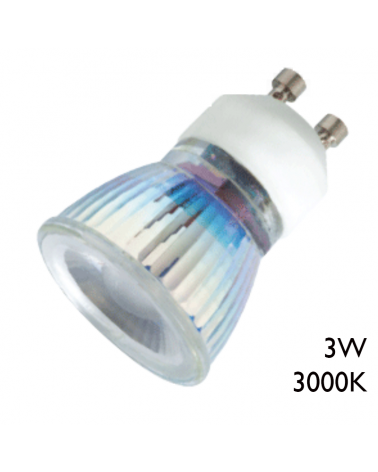 Dicroica LED 3W GU10 3000K 40º 250Lm