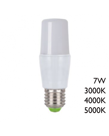 Tubular LED bulb E27 7W 40.000 hours