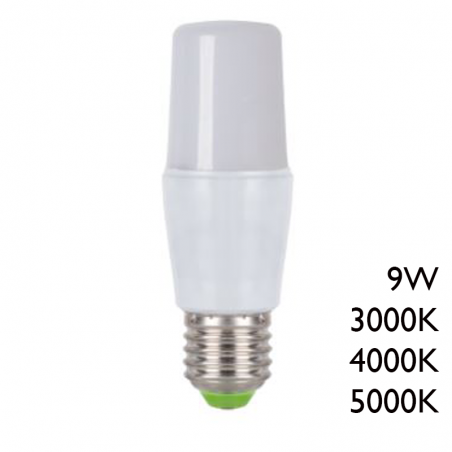 Tubular LED bulb E27 9W 40.000 hours