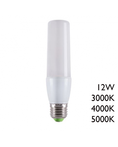 Tubular LED bulb E27 12W 40.000 hours