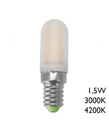 Bombilla tubular LED E14 1,5W