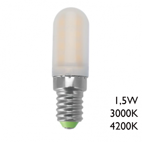 Tubular LED bulb E14 1.5W