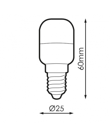 Bombilla pebetero LED E14 2,5W
