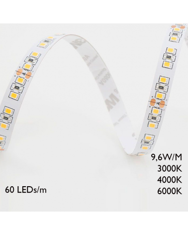 LED strip of 5 meter 60 Leds per meter 9.6W/m low voltage 24V