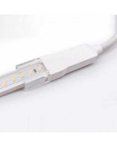 Power connector for 230V LED strips with IP40