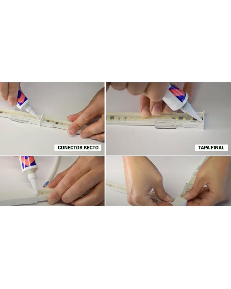 Silicone for 230V LED Strips